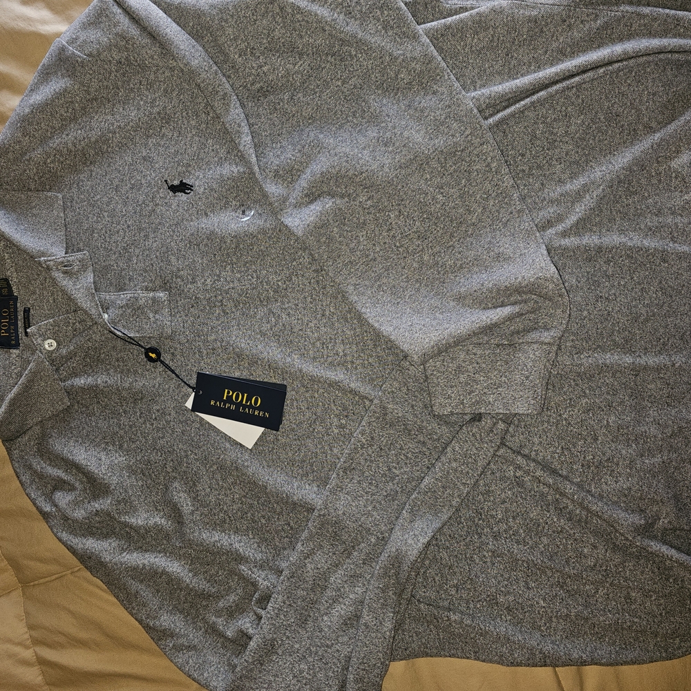 Polo Ralph Lauren Gray Long Sleeve Shirt